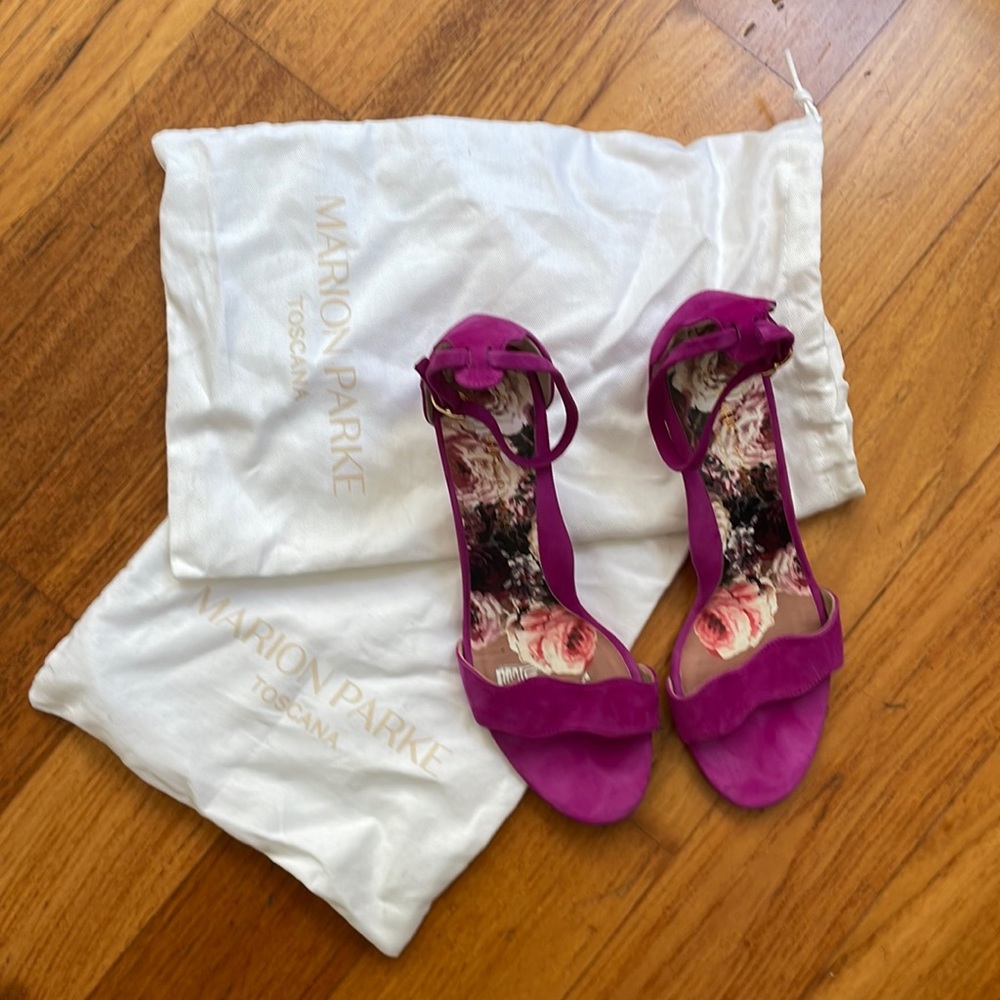 Marion Parke Magenta Suede 37 1/2